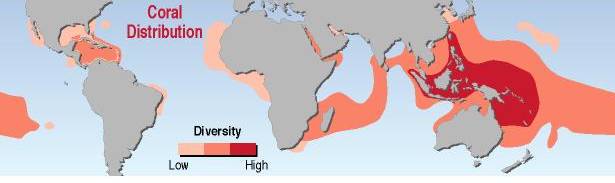 coral reef map