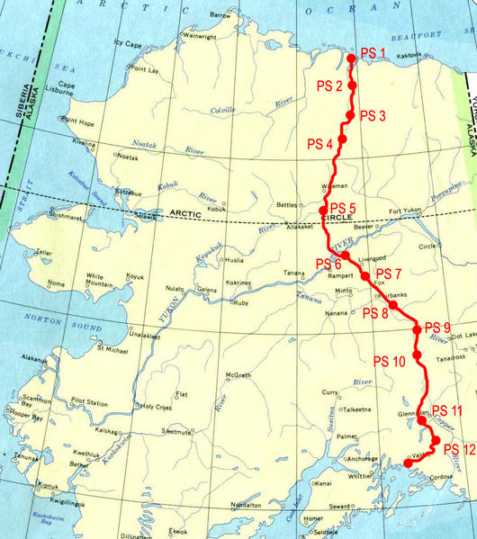 Trans-Alaska Pipeline Map