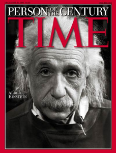 Albert Einstein Named Person of the Century on the cover of TIME Magazine 