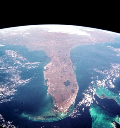 Florida keys Coral Reefs nasa