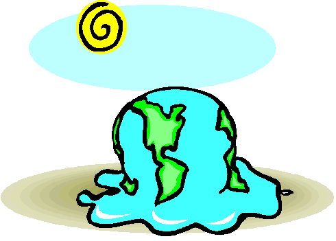 global warming melting earth