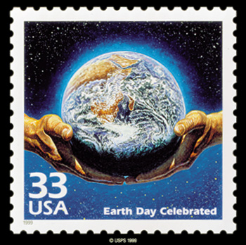 Earth Day Stamp