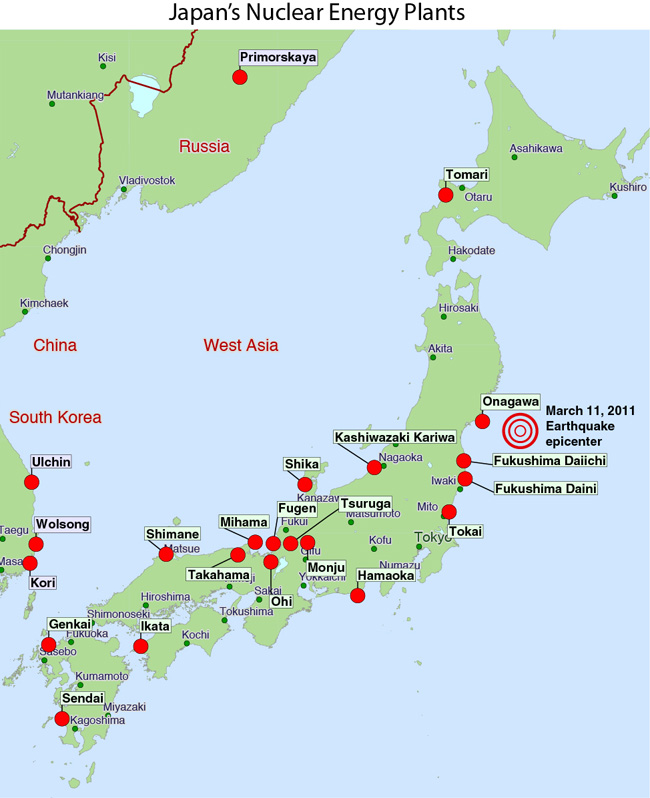 Japan Nuclear Power Plants