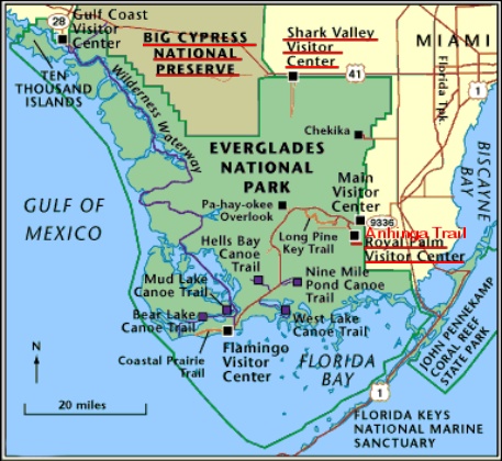 Florida Everglades Map