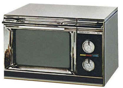  1967, Amana, a division of Raytheon, introduced its domestic Radarange microwave oven