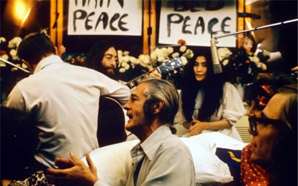 "Give Peace a Chance" was recorded on 1 June 1969 in Room 1742 at the Queen Elizabeth Hotel in Montreal, Canada