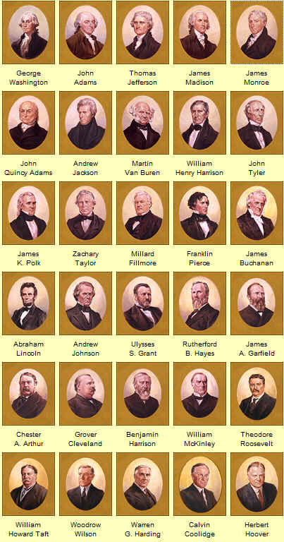 Presidents of the United States Of America