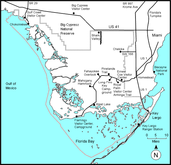 Florida Everglades Map