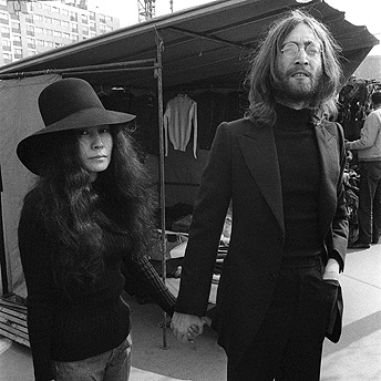 Yoko Ono and John Lennon